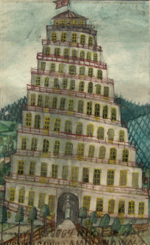 Architektura fantastyczne (Wieża Babel) ok. 1940
